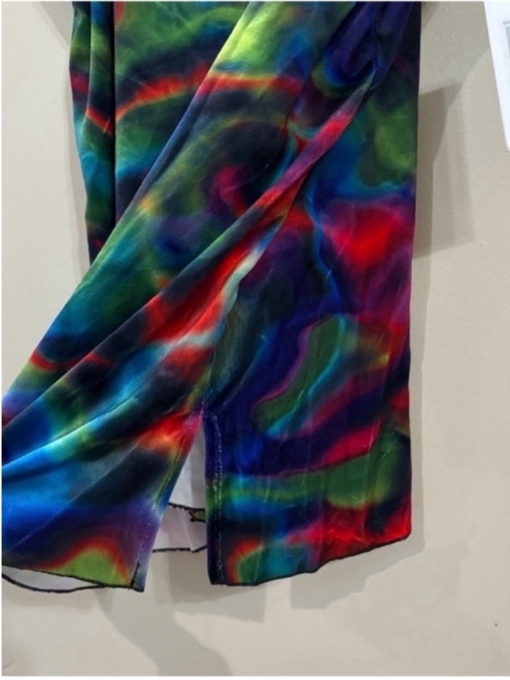 Hurley Multicolor Tie-Dye Velour Nebula Mini Dress - Picture 6 of 6